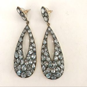 Light Blue Topaz Earrings